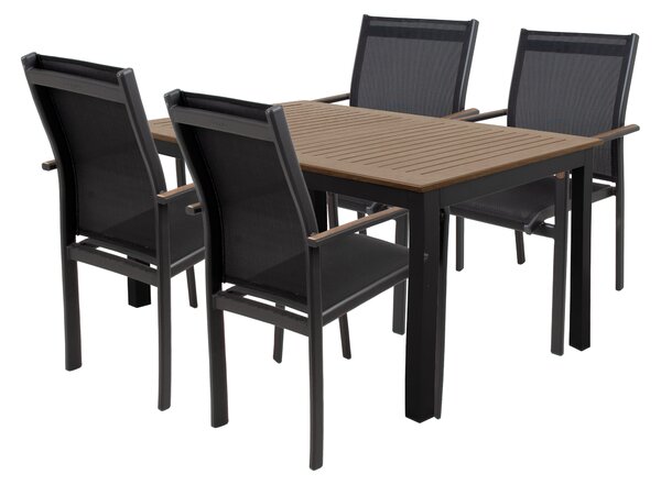 Doppler EXPERT WOOD Plus zahradní sedací souprava 4+1