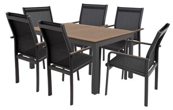 Doppler EXPERT WOOD Plus zahradní sedací souprava 6+1
