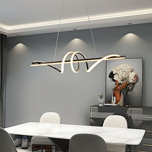Toolight Toolight, LED stropní svítidlo 120cm, 50W, 3000K, LHJ023-CP, černá matná, OSW-50011