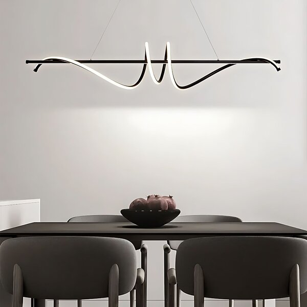 Toolight Toolight, LED stropní svítidlo 120cm, 50W, 3000K, LHJ023-CP, černá matná, OSW-50011