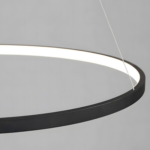 Toolight Toolight, LED stropní svítidlo 40cm, 24W, 3000K, LHJ011-CP, černá, OSW-60006