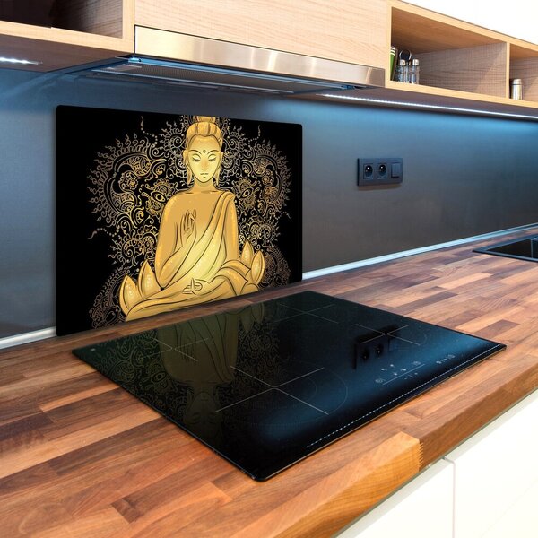 Kuchyňská deska skleněná Sedící budha pl-ko-80x52-f-112221840