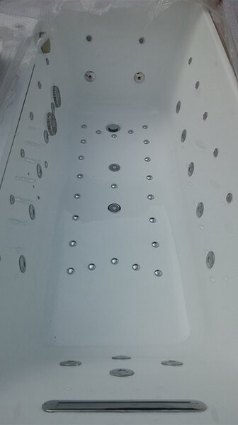 BPS-koupelny Hydromasážní vana HYD-NIA911 180x100 s ohřevem vody