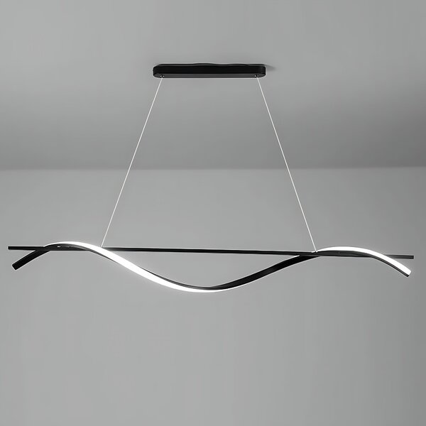 Toolight Toolight, LED závěsná lampa 120cm, 27W, 3000K, LHJ019-CP, černá, OSW-50004
