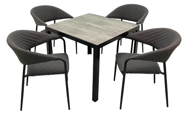 Doppler BERGAMO MELIA LIKA-TEX® zahradní sedací souprava 4+1 antracit