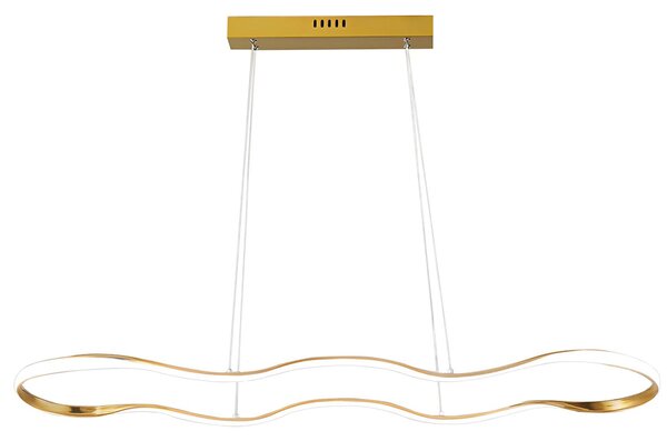 Toolight Toolight, LED stropní osvětlení 100cm, 24W, 3000K, LHJ028-CP, zlatá, OSW-60018