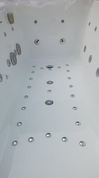 BPS-koupelny Hydromasážní vana HYD-NIA911 180x100 s ohřevem vody