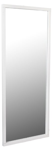 Bílé dřevěné nástěnné zrcadlo ROWICO CONFETTI 60 x 150 cm