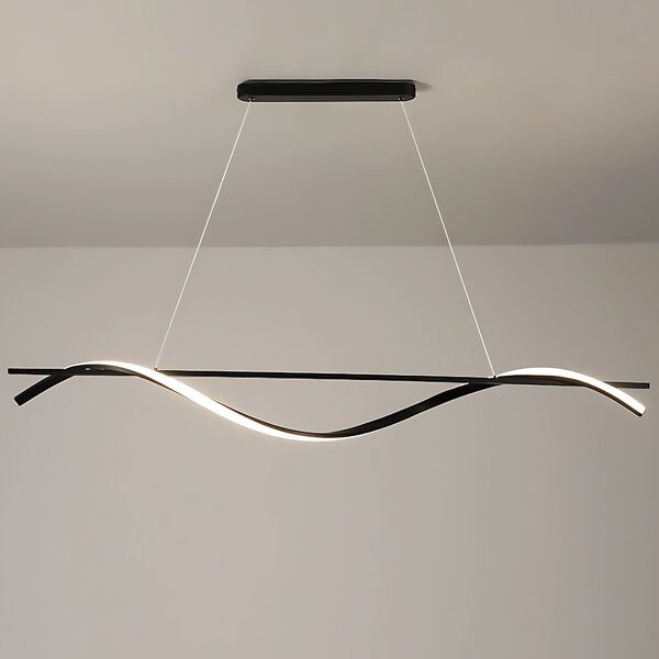 Toolight Toolight, LED závěsná lampa 120cm, 27W, 3000K, LHJ019-CP, černá, OSW-50004