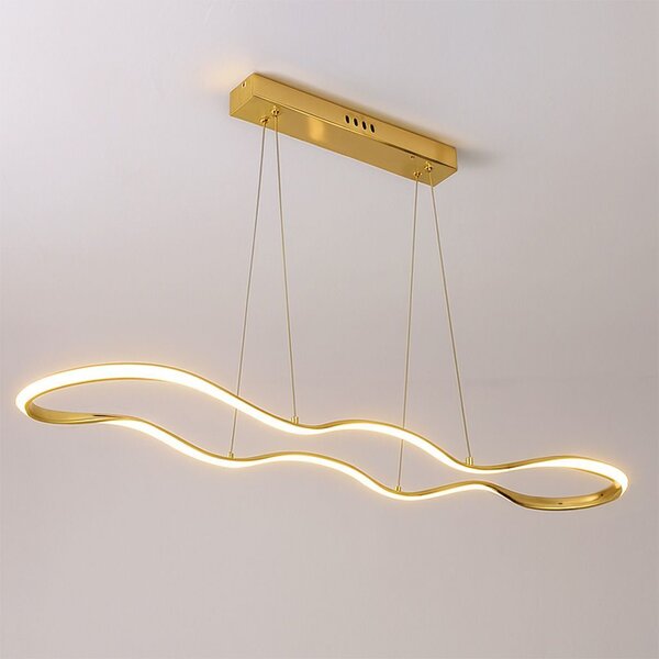 Toolight Toolight, LED stropní osvětlení 100cm, 24W, 3000K, LHJ028-CP, zlatá, OSW-60018