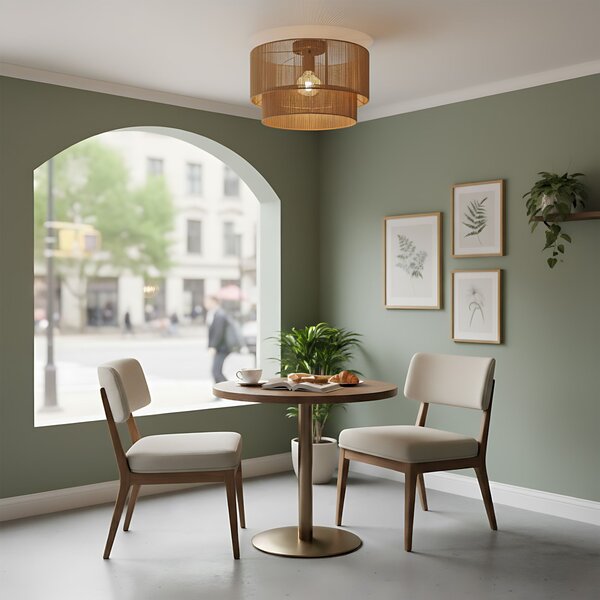 Toolight Stropní LED osvětlení BOHO D16 APP1838-1F hnědá