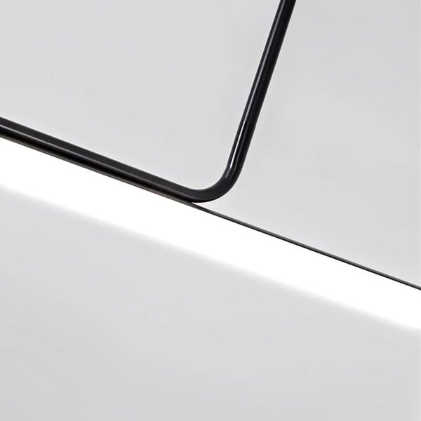 Toolight Moderní designové osvětlení LED APP1660-CP Black 140cm