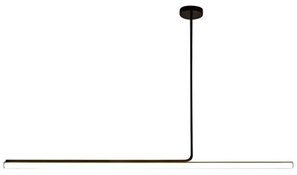 Toolight Moderní designové osvětlení LED APP1660-CP Black 140cm