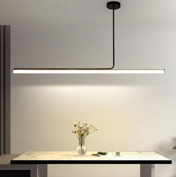 Toolight Moderní designové osvětlení LED APP1660-CP Black 140cm