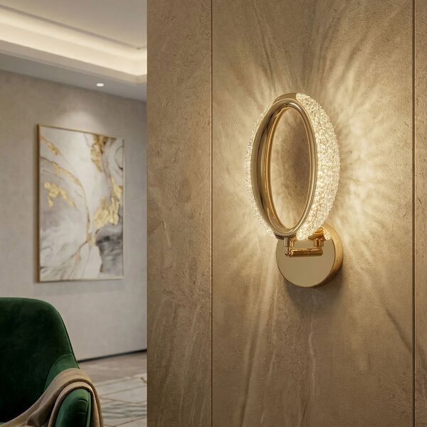 Toolight Rea, NÁSTĚNNÉ LED SVÍTIDLO G174-W GOLD, OSW-07818