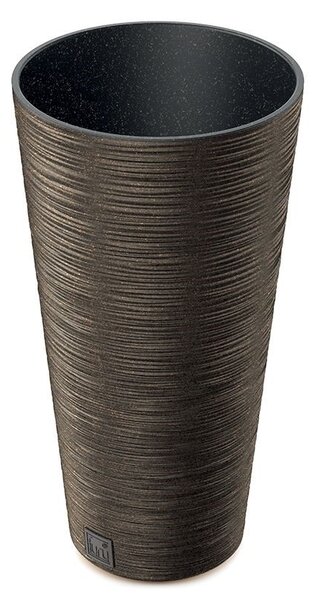 Květináč FURU SLIM ECO WOOD 30cm kávový