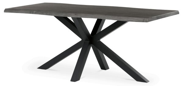 Jídelní stůl HT-F4618 šedý dub / černý