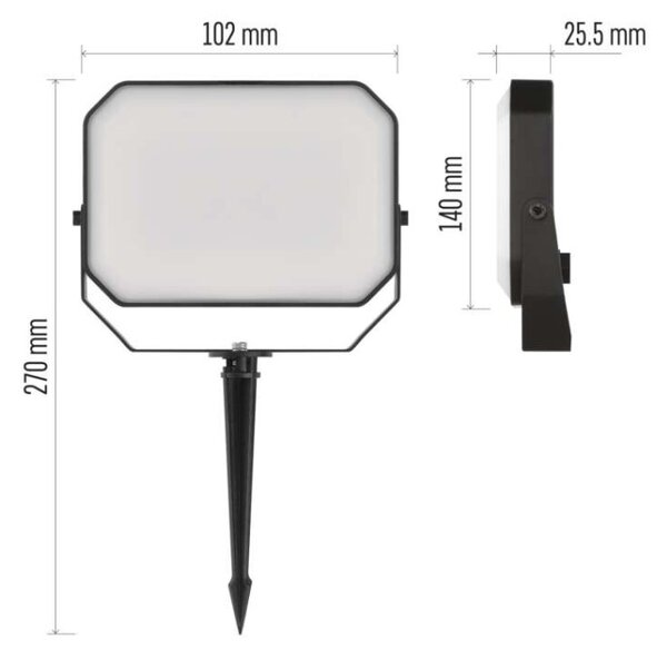 EMOS GOSMART venkovní reflektor rozšiřující set 1 ks 1554181000