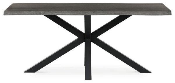 Jídelní stůl HT-F4618 šedý dub / černý