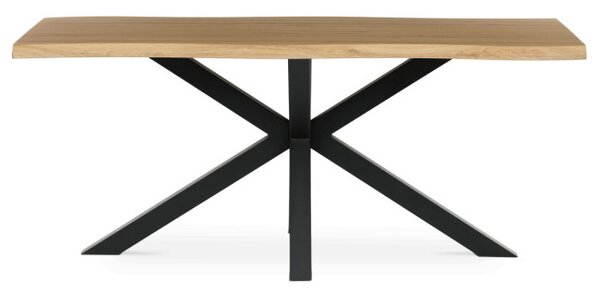Jídelní stůl HT-F4618 divoký dub / černý