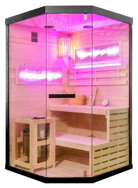 BPS-koupelny Finská sauna Relax HYD-4782 120x120, 2 osoby