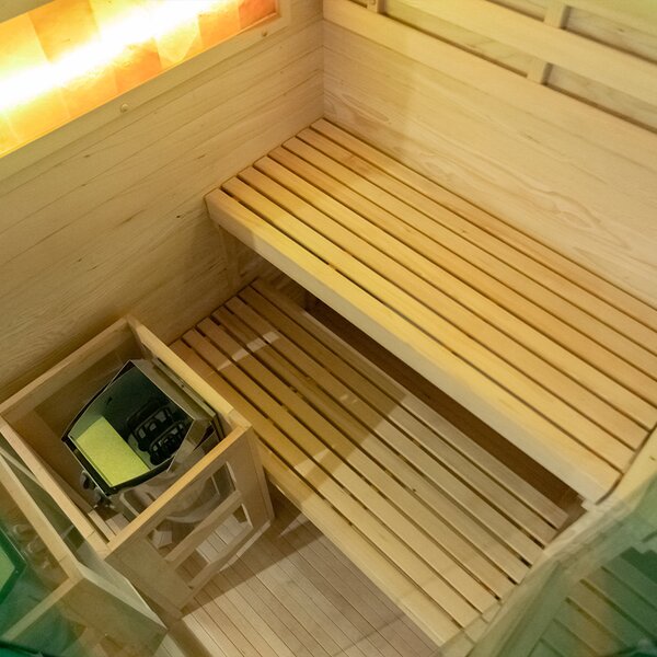 BPS-koupelny Finská sauna Relax HYD-4782 120x120, 2 osoby