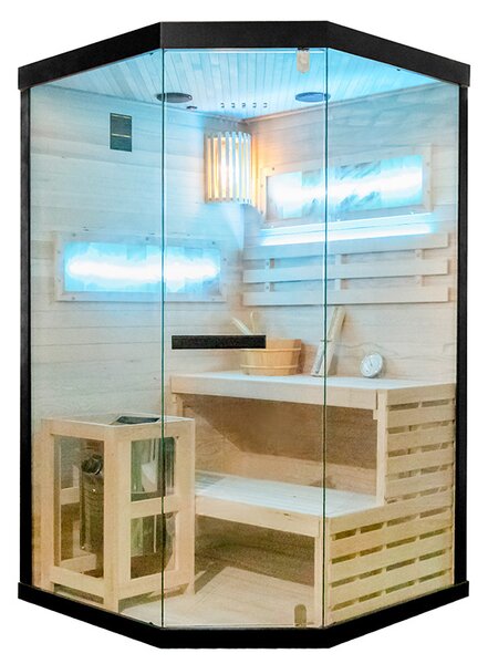 BPS-koupelny Finská sauna Relax HYD-4782 120x120, 2 osoby
