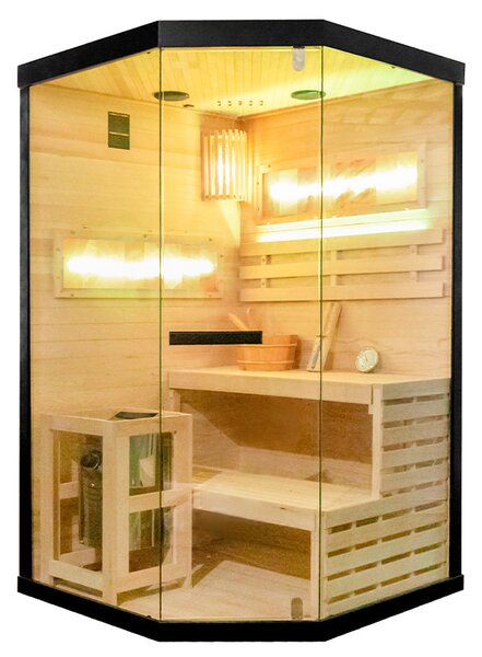 BPS-koupelny Finská sauna Relax HYD-4782 120x120, 2 osoby