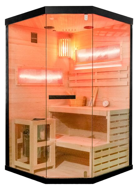 BPS-koupelny Finská sauna Relax HYD-4782 120x120, 2 osoby