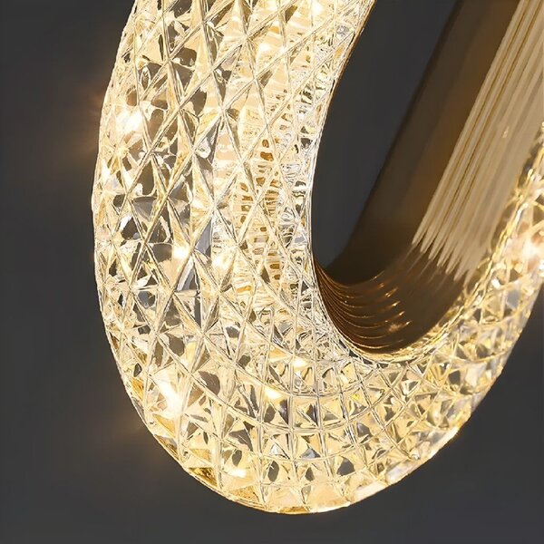 Toolight Rea, ZÁVĚSNÉ STROPNÍ LED SVÍTIDLO G173-3CP GOLD, OSW-07817
