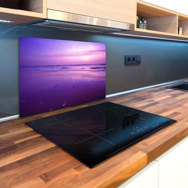 Kuchyňská deska skleněná Západ slunce moře pl-ko-80x52-f-1272132