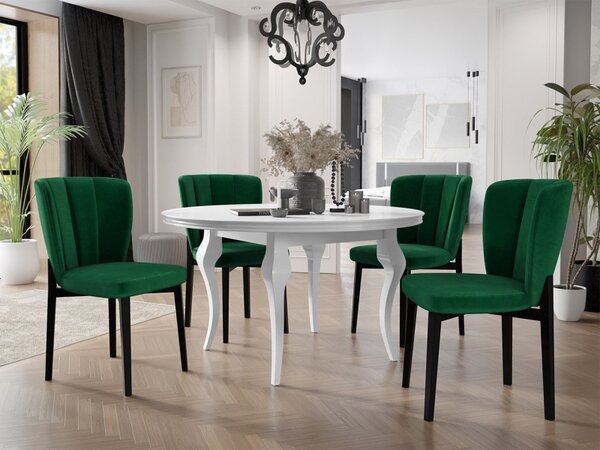 Moderní čalouněná židle ST106, Barva křesla: černá, Potah: Magic Velvet 2217 5903211304873