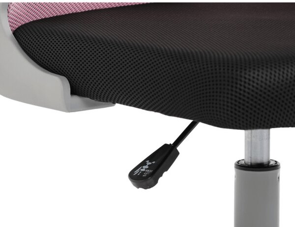Dětská otočná židle růžová KA-K2008 PINK