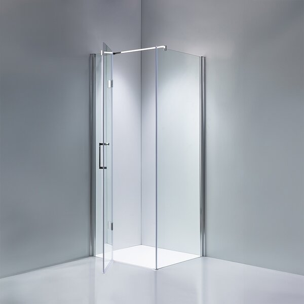 BPS-koupelny Čtvercový sprchový kout HYD-SK1390A 80x80 chrom/transparent - bez vaničky