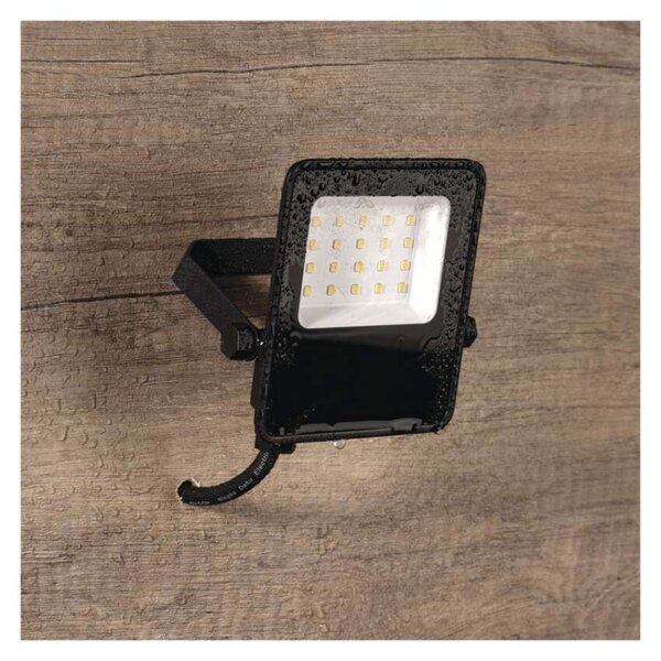EMOS LED reflektor VISIO, 10 W, černý, neutrální bílá 1531251300