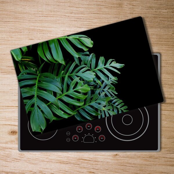 Deska na krájení skleněná Monstera pl-ko-80x52-f-136056099