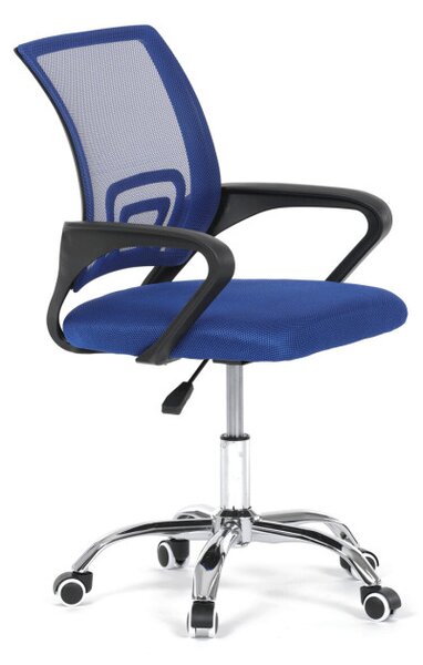 Dětská otočná židle modrá KA-L103 BLUE