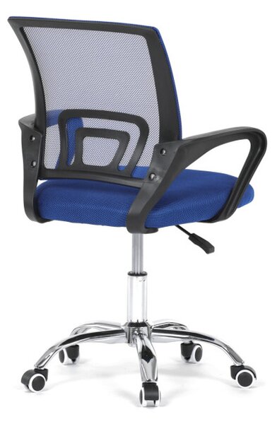 Dětská otočná židle modrá KA-L103 BLUE