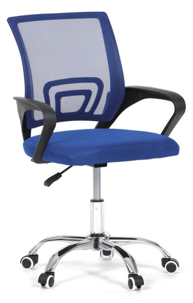 Dětská otočná židle modrá KA-L103 BLUE
