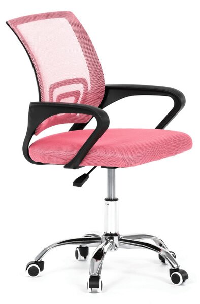Dětská otočná židle růžová KA-L103 PINK