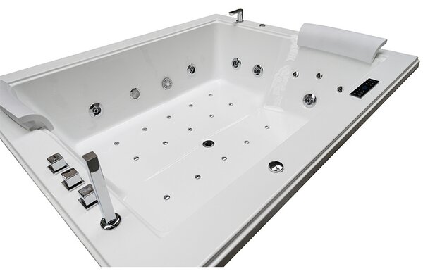 BPS-koupelny Hydromasážní vana HYD-DI666 180x150 s ohřevem vody