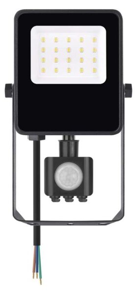 EMOS LED reflektor VISIO s pohybovým čidlem, 10 W, černý, neutrální bílá 1531291300