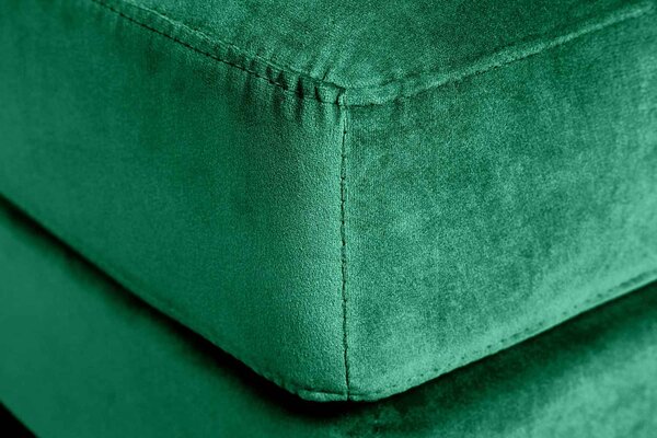 Designová taburetka Adan 80 cm smaragdově-zelený samet