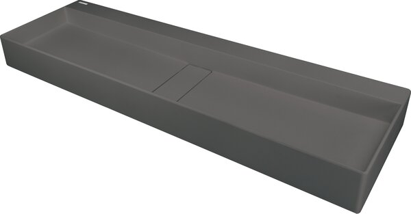 Deante Blur, granitové umyvadlo na desku 1200x400x120 mm, antracitová metalíza, DEA-CQB_TU2S