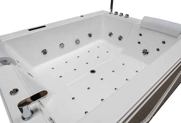 BPS-koupelny Hydromasážní vana HYD-DI666 180x150 s ohřevem vody