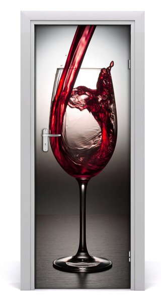Fototapeta na dveře samolepící červené víno 95x205 cm