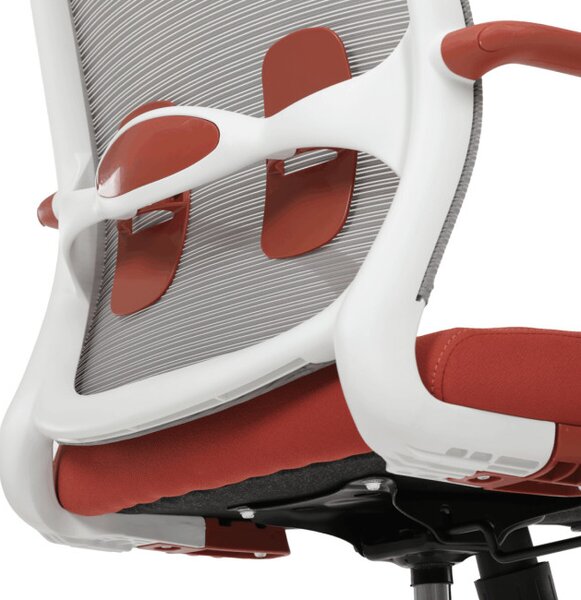 Kancelářská židle červená KA-S425 RED
