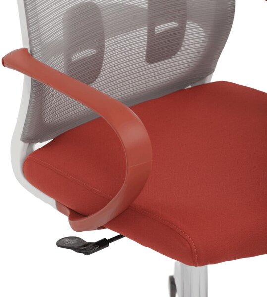 Kancelářská židle červená KA-S425 RED