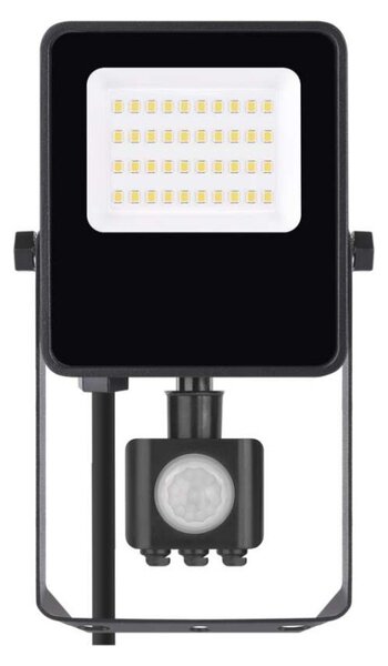 EMOS LED reflektor VISIO s pohybovým čidlem, 20 W, černý, neutrální bílá 1531292300