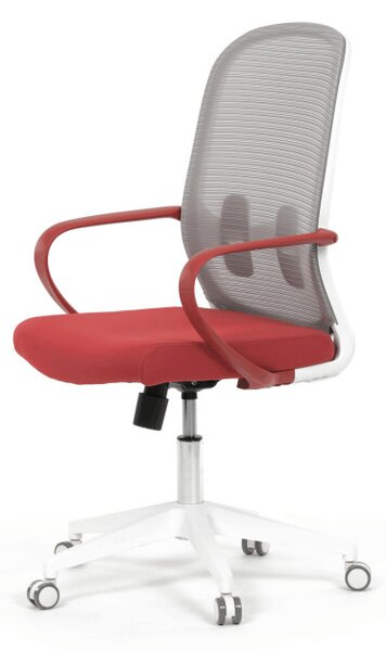 Kancelářská židle červená KA-S425 RED